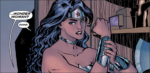 A goddess gearing up for action. Art by Cliff Chiang and Matthew Wilson.